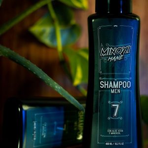 Shampoo Hombre Aloe Vera y Minoxidil